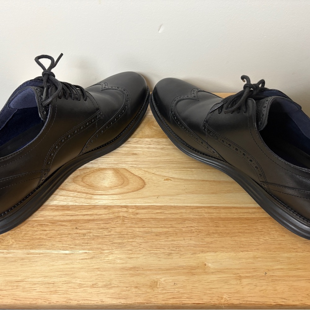 Cole Haan Men's 13M OriginalGrand Wingtip Oxford Black Style C27984 - Picture 7 of 12